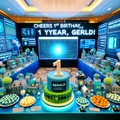 featured image thumbnail for post Happy 1st Birthday GERALD (AI)!